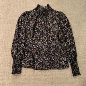 Veronica Beard multicolor long sleeve blouse women’s 2 brand new with tags